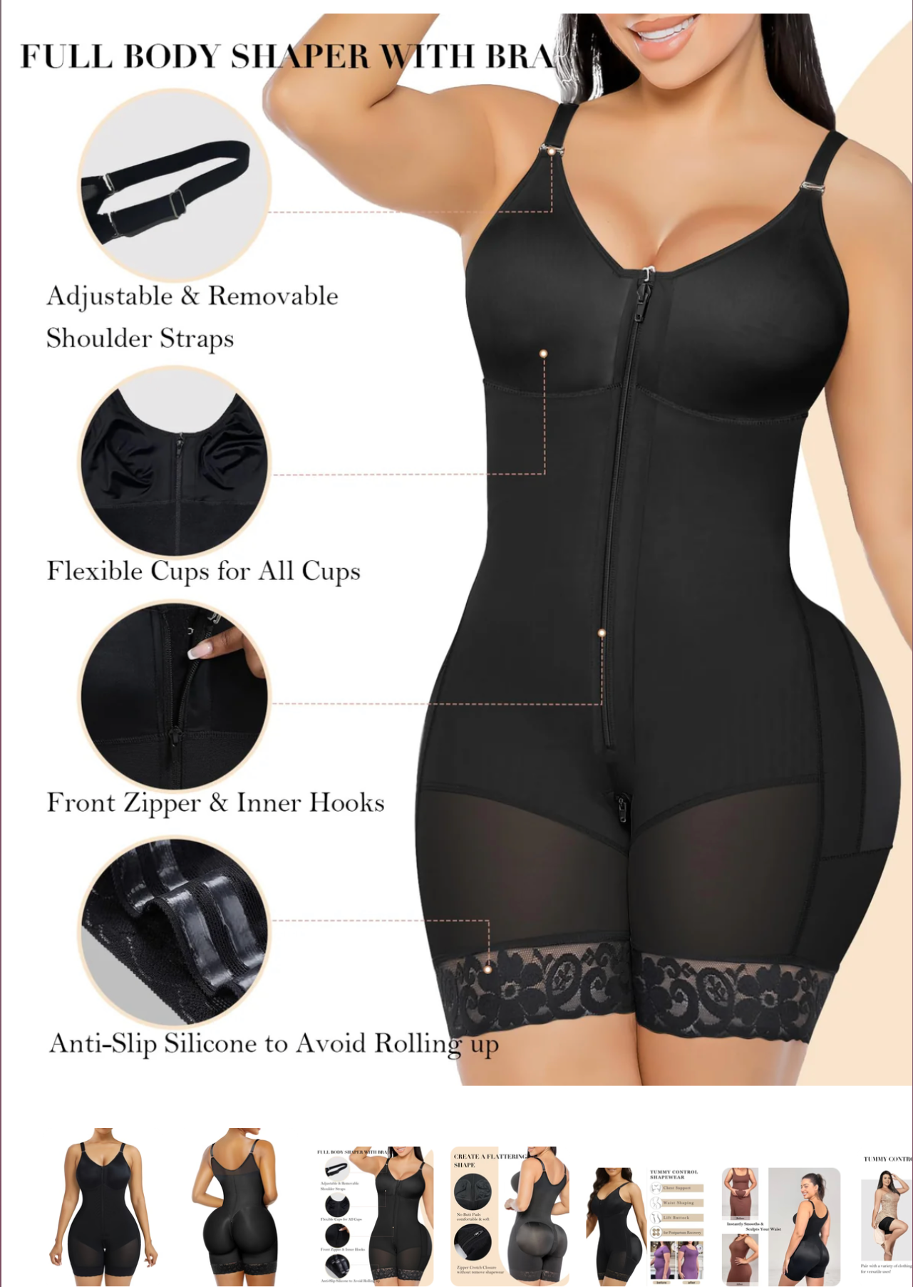 Booty Lifting Stomach Compression Faja