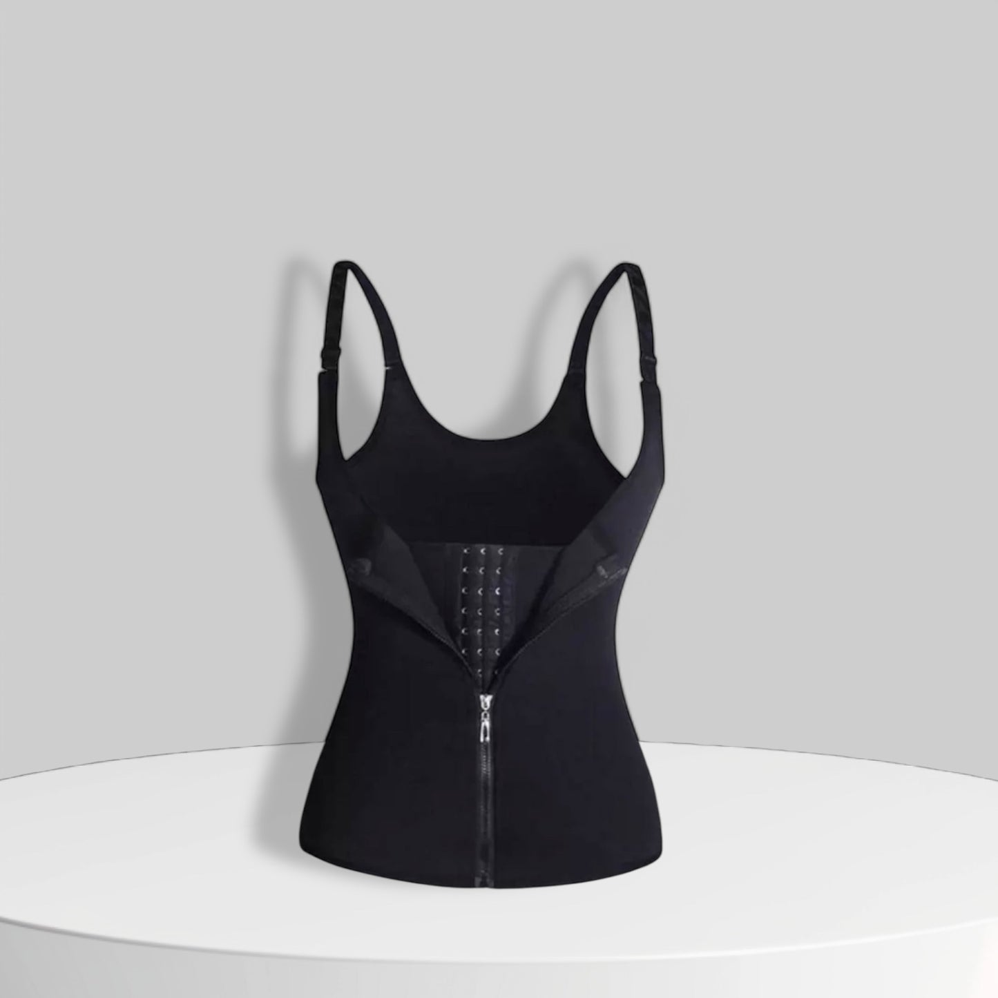 Corset With Zipper Shaper