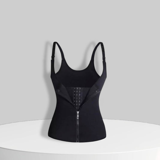 Corset With Zipper Shaper